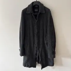 Lサイズ：コムデギャルソンオムドゥ AD2022 ウール縮絨 ステンカラーコート