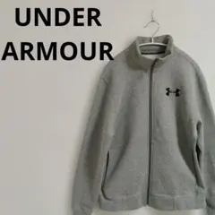 アンダーアーマー 裏起毛 ジップパーカー グレー Mサイズ 撥水 STORM