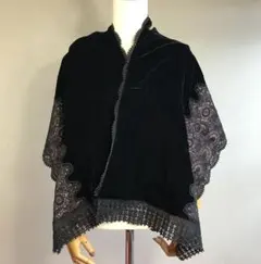 ベルベット　ストール　ショール　レース　和装