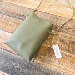 mauve ミニショルダーバッグ カーキ ミニバッグ スマホショルダーバック