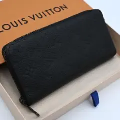 【美品】ルイヴィトン モノグラム トリヨン ヴェルティカル 長財布 ブラック