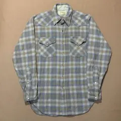 vintage pendleton オンブレ チェック　デザイン　シャツ