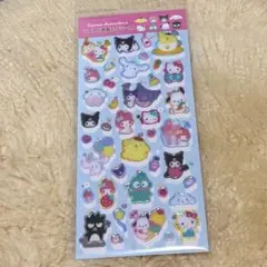 サンリオキャラクターズ　ラメ入り樹脂もりシール　sanrio