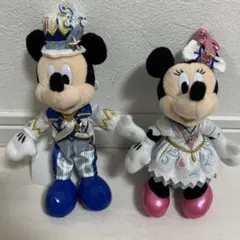 ミッキー ミニー ぬいぐるみ セット　ディズニーシー20周年