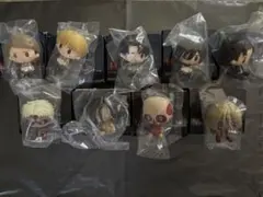 一番くじ　進撃の巨人　H賞　I賞　ちょこのっこフィギュア　9種　セミコンプ