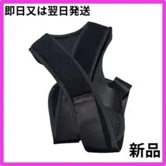 【新品】背中サポーター 姿勢矯正ベルト　調整可　伸縮 猫背矯正　男女兼用　黒