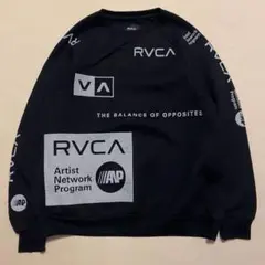 RVCA ルーカ ANP オールオーバーロゴプリント スウェット トレーナーのサムネイル