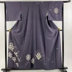 本加賀友禅 谷崎善治 紫 訪問着 未仕立て 証紙あり IMG_20190912_093312-