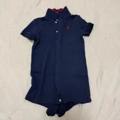 Ralph Lauren ネイビー　ロンパース　ベビー服