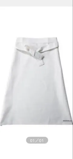 DEAN & DELUCA サロンエプロン ロング ホワイト