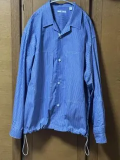 UNIQLO+J オーバーサイズストライプシャツブルゾン sacai U25ss