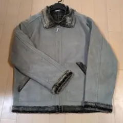 santa fe グレー ジップアップジャケット