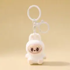 ラブブ ぬいぐるみ キーホルダー ホワイト 1個 ラストワン