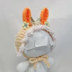 12cm 15cm キャロットショートケーキ　ウサ耳　ヘッドドレス