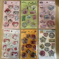 ウォーターシール　ディズニー　Disney 6点セット　新品・未開封　セリア