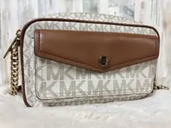 【正規品】Michael Kors ショルダーバッグ ベージュ/ブラウン