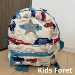 Kids Foret キッズフォーレ キッズ　ベビー　車柄 リュックのサムネイル