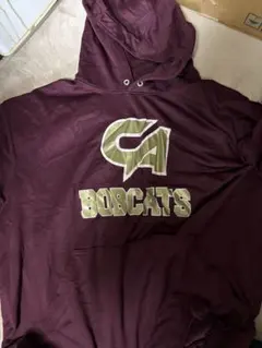 BOBCATS プルオーバー パーカー ボルドー