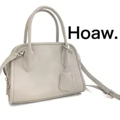 新品】Hoaw. ワンショルダーバッグ バケットバッグ オフホワイト タグ 