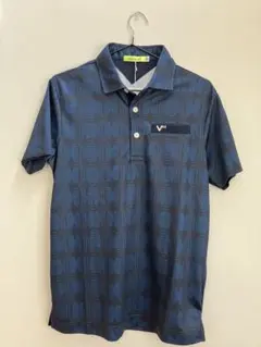 VIVAHEAT UVカット ダークブルー 半袖シャツ 48 新品タグ付き♪