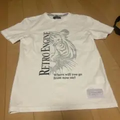RETRO ENGINE トラ グラフィック Tシャツ