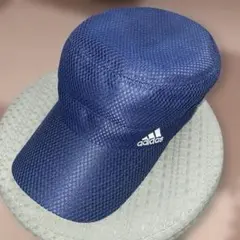 adidas ネイビー メッシュキャップ