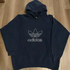 adidas パーカー　万国旗タグ　90s