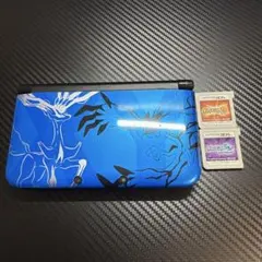 ニンテンドー3DS LL 青 ポケモンゲームソフト充電器付き