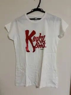 ブロードウェイKinky Boots ロゴ Tシャツ 半袖 ホワイト
