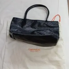 ほぼ未使用 VISONA ショルダーバッグ 2way ロゴプレート 幾何学模様