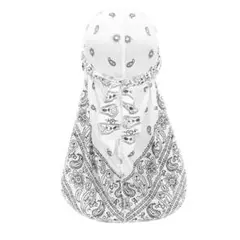 DURAG　ドゥーラグ　ペイズリー　ホワイト