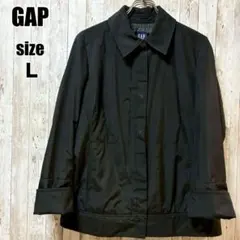 【GAP】美品 ブルゾン ジャンパー オールドギャップ ブラック L 春 秋