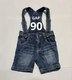 baby GAP デニムオーバーオール ショートパンツ　90cm