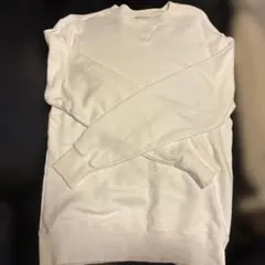 Champion ホワイト スウェット L