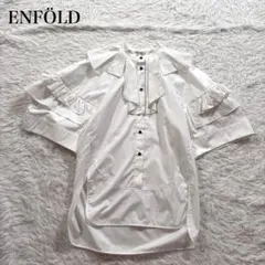 新品未使用✨ENFÖLDハイカウントタイプライター タックカラーブラウス