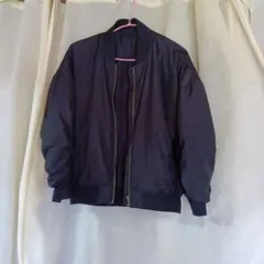 GU　GIRLSヒートパデッドリブブルゾン