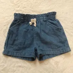 petit main デニムブルー ショートパンツ