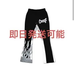再販なしレア　creef スウェットパンツ　黒