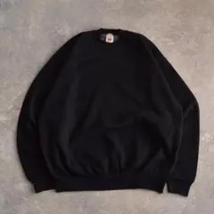 90s USA製 フルーツオブザルーム スウェット デッドストック XL 黒