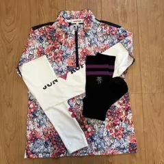 JUN&ROPÉ レディース ゴルフウェア Lサイズとソックスセット
