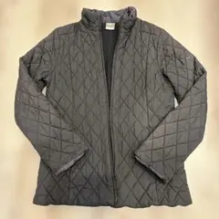 NIKE ナイキ ワンポイント刺繍ロゴ　キルティングジャケット　ブラック　L