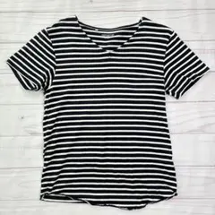 nonnative ノンネイティブ ボーダー Vネック 半袖Tシャツ 日本製 2のサムネイル