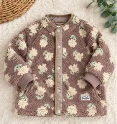 BEAMS mini ボアジャケット 花柄