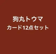 狗丸トウマ カード12点セット