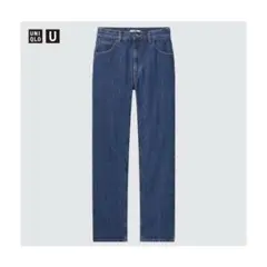UNIQLOレギュラーフィットストレートハイライズジーンズ　ユニクロ23 新品