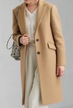 ユナイテッドアローズ　ロングコート　ベージュ