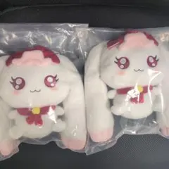 1番くじ　プリキュア　C賞　ふわふわ妖精ぬいぐるみ　2つセット