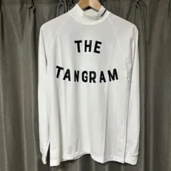 TANGRAM モックネック ロングスリーブシャツ ホワイト　サイズMのサムネイル