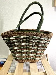 セール！【美品】アジアン雑貨　春夏大活躍！可愛いカゴバック