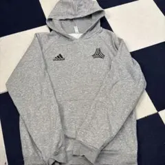 adidas グレー フード付きトレーナー L 紐なし